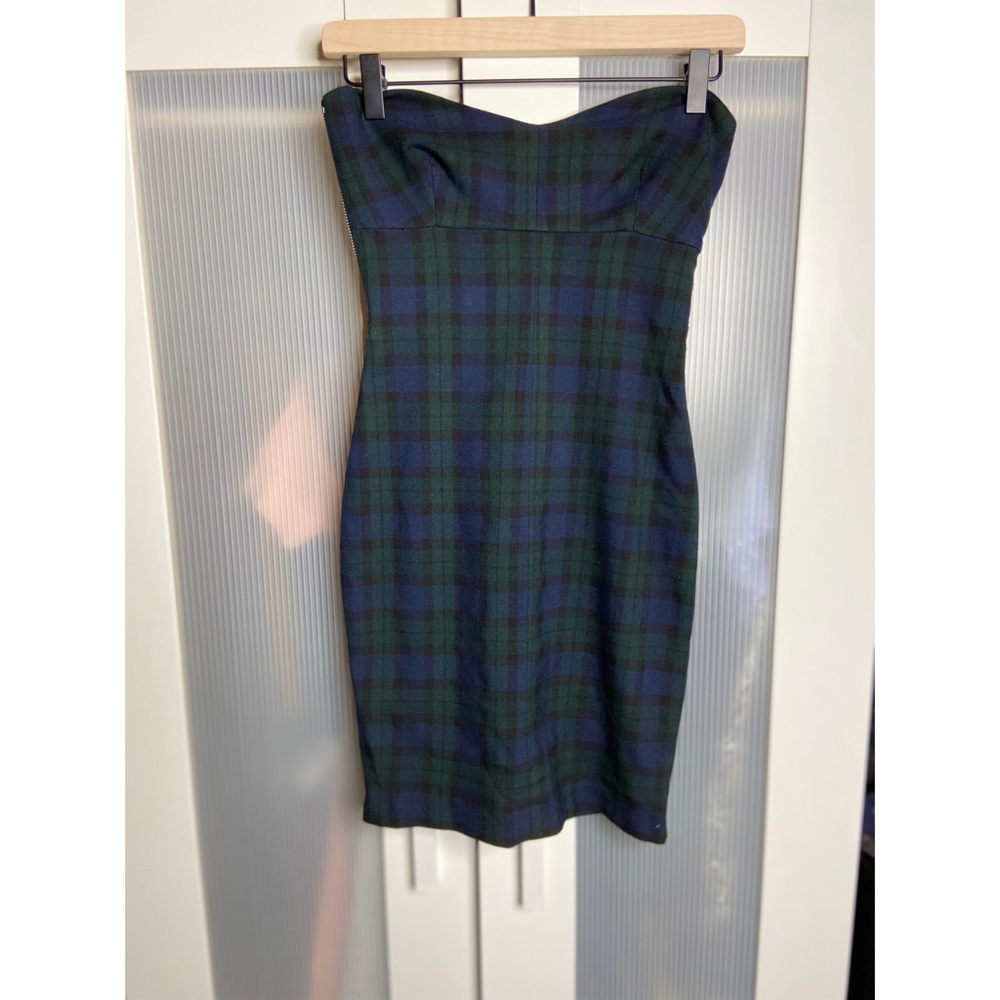 Zara Plaid Dress Mini Dress